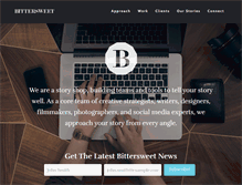 Tablet Screenshot of bittersweetcreative.com